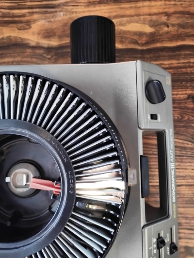 Kodak projector top down view