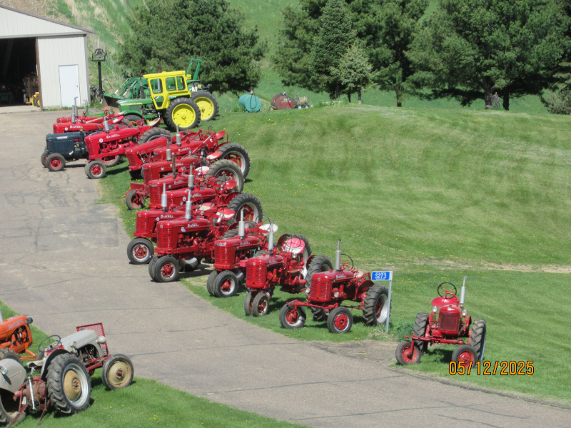 The entire tractor collection with emphasis on the International Farmall tractors