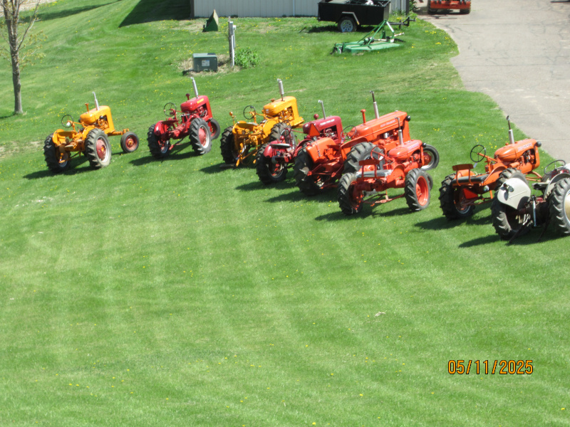 The entire tractor collection with Allis Chalmers and other brands included.