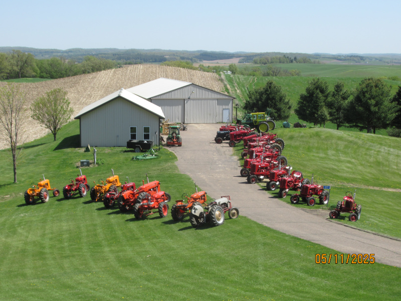 The entire Doug Fisk collection lined up in May, 2025.