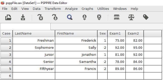 pspp data