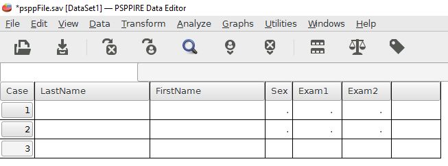 using pspp