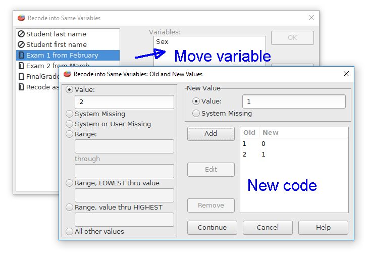 pspp for windows select cases if